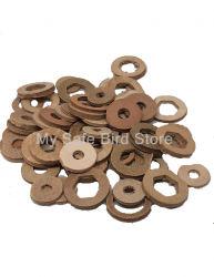 Leather Washer Grab Bag 1/4 Pound