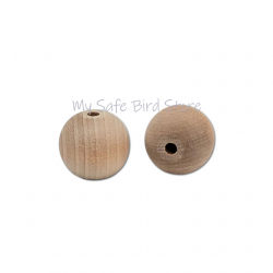 Natural wood bead 1