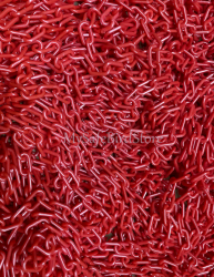 Plastic Chain 3/4 Inch Red Per Foot