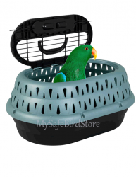 Pet Mate Top Load Carrier Teal/Black