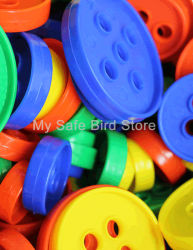 Plastic Buttons Assortment 1/2 Pound