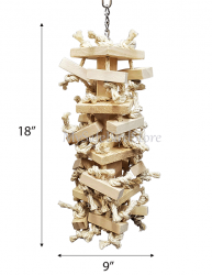 Medium Cluster Blocks Natural by Happy Beaks