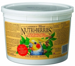Lafebers Nutriberries Cockatiel 4 lb Tub