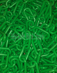 Plastic Chain 2 Inch Green Per Foot