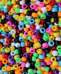 Pony Bead Opaque Assortment 600 Pack