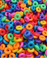 Donut Bead Neon Assortment 300 Pack