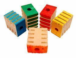 Groovy Drilled Wood Blocks 1.75