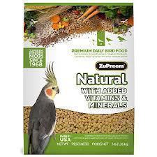 Zupreem Natural Cockatiel 20# Bag